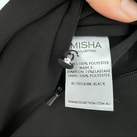 Misha Collection Allegra Black Jumpsuit - Picture 13 of 13